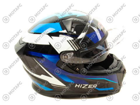 Шлем HIZER J5320 #1 black/blue