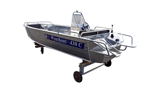 Катер алюминиевый WYATBOAT-430 C