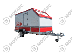 Прицеп VOYAGE Classic C35 исп.3.5х1.5 Стеклопластик (Красный)