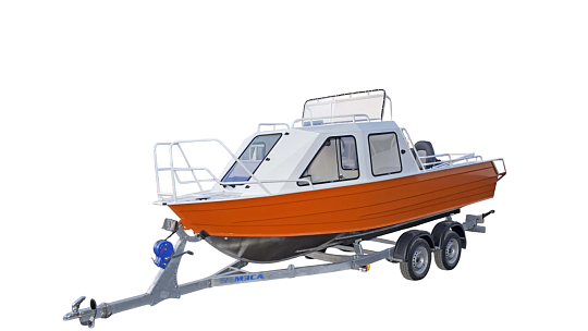 Катер алюминиевый WYATBOAT Neman-500 (каютный)