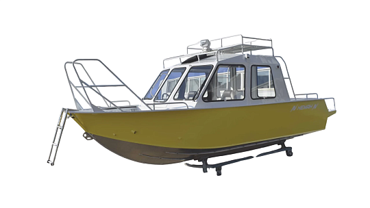 Катер алюминиевый WYATBOAT-660 CABIN