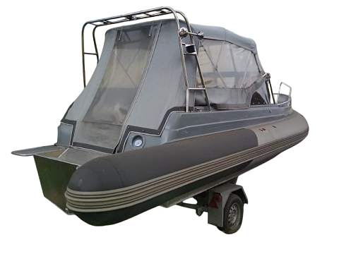 Лодка РИБ SKYBOAT 595RTA двухконсольный