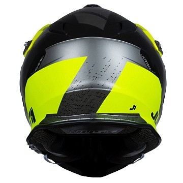Шлем JUST1 J34 PRO OuterSpase черный/титановый/Hi-Vis