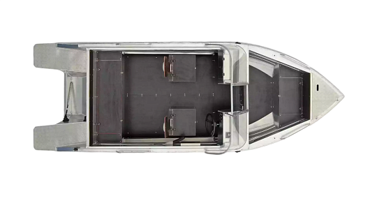 Катер алюминиевый WYATBOAT Neman-480 DCM
