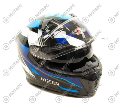 Шлем HIZER J5320 #1 black/blue