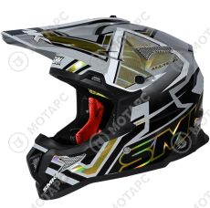 Шлем SMK ALLTERRA X-ACES серый/черный/золотой 