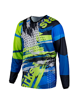 Джерси STARKS Phoenix Evo Синий/Лайм