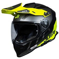 Шлем JUST1 J34 PRO OuterSpase черный/титановый/Hi-Vis