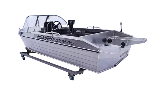 Катер алюминиевый WYATBOAT Neman-450 DCM PRO