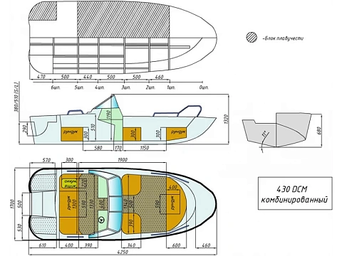 Катер комбинированный WYATBOAT-430 DCM