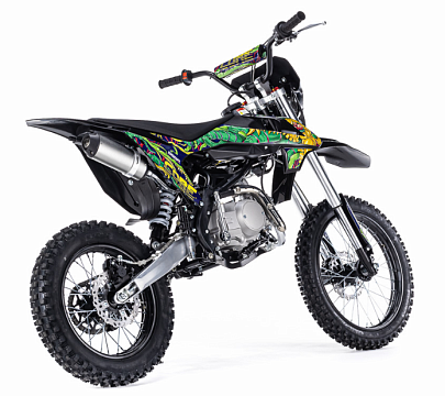 Питбайк SSSR Core 125 Semi-Auto 17/14 Blue Green Monster